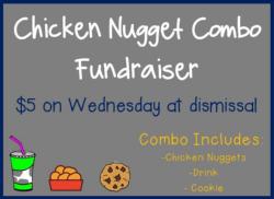 Chicken Nugget Fundraiser on Wednesday!